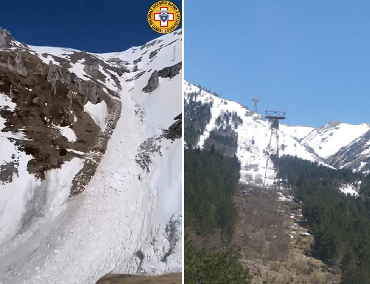 Gran Sasso, valanga ai valloni di Campo Imperatore: verifiche in corso - 