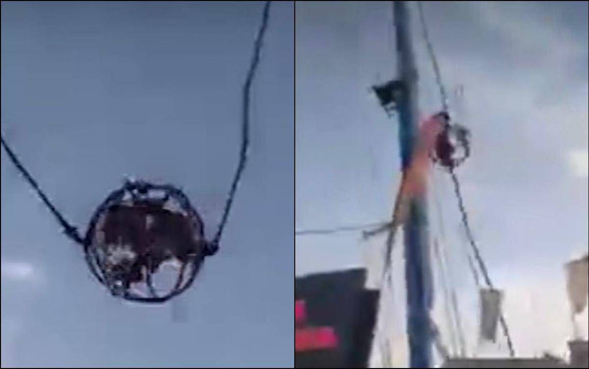 Incidente al luna park di Siviglia: il cavo si spezza, la cabina precipita - 