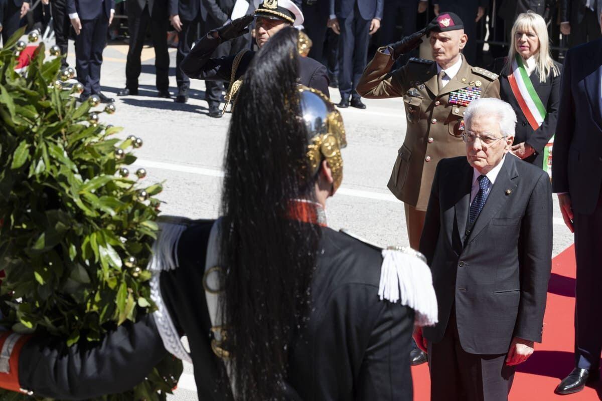 25 Aprile, Mattarella “La pace è il senso della Resistenza” - 
