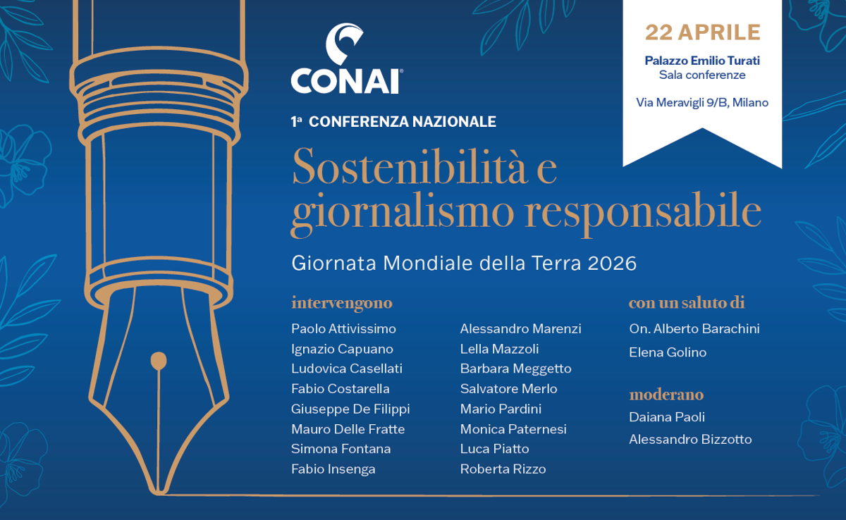 A Milano la prima conferenza nazionale Sostenibilità e giornalismo responsabile - Diretta domani dalle 9:30 - 