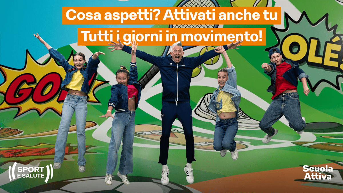 Sport e Salute, al via il contest 'attiviamoci tutti i giorni in movimento' per 2,3 milioni di studenti - 