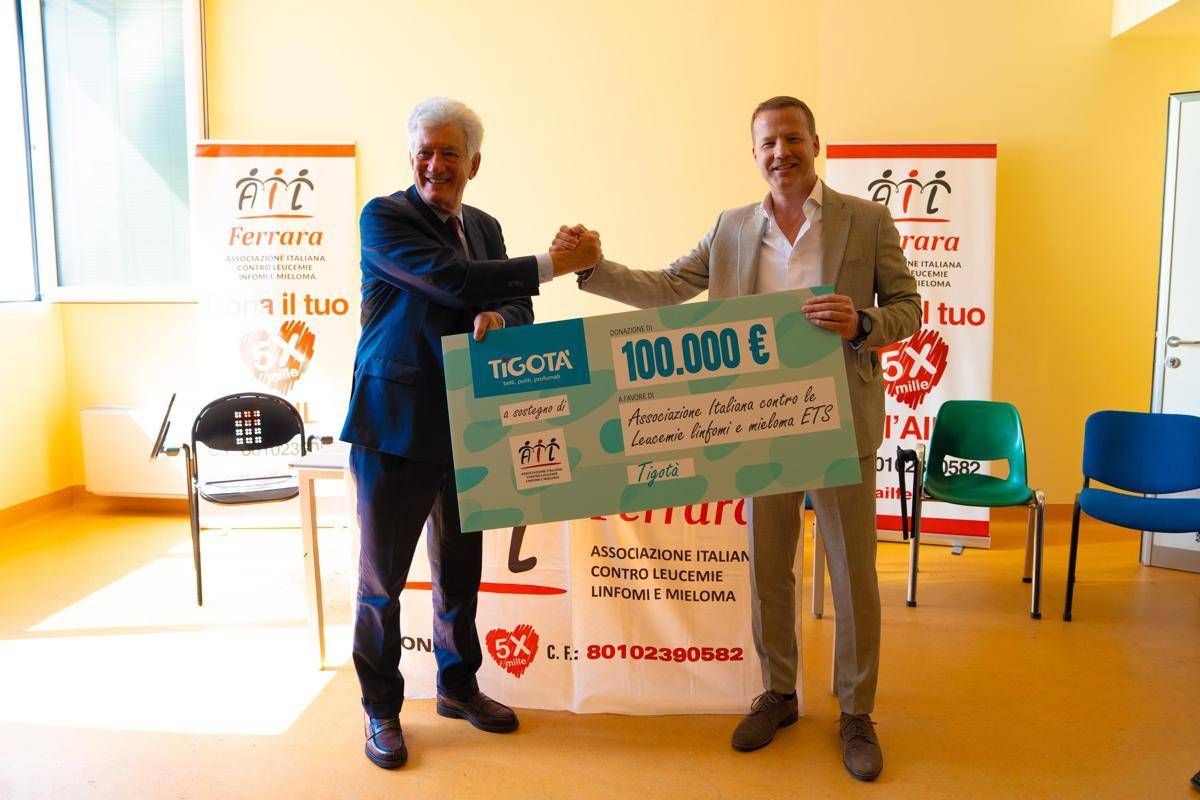 Cure domiciliari onco-ematologiche, Ail riceve 100mila euro da campagna Tigotà - 