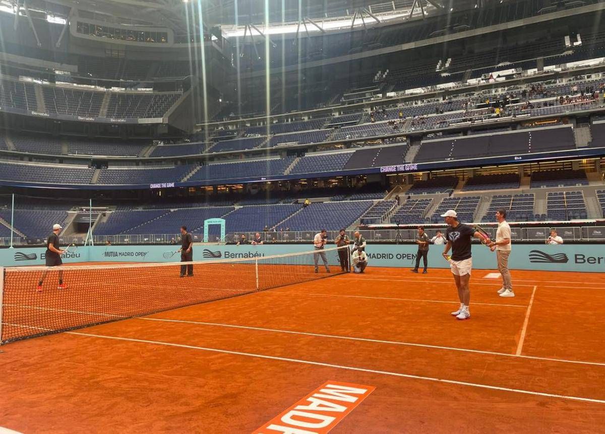 Sinner in campo... al Bernabeu: con lui Bellingham, Courtois e Nadal - 