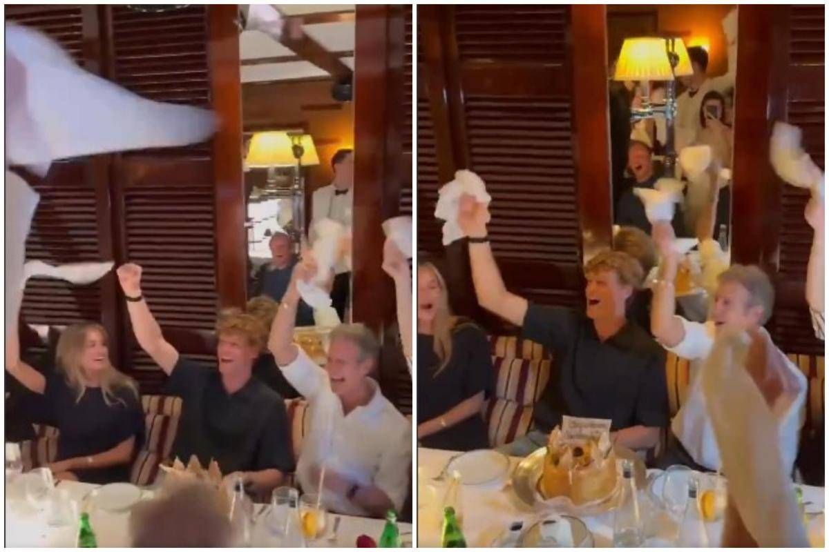 Sinner scatenato a Montecarlo, canta 'We are the Champions' con Laila - 