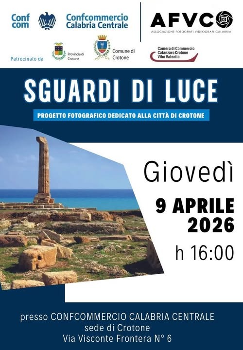 Sguardi di Luce - Progetto  Confcommercio Calcentrale Crotone  (U.S. Confcommercio Calcentrale Crotone - 07.04.2026)