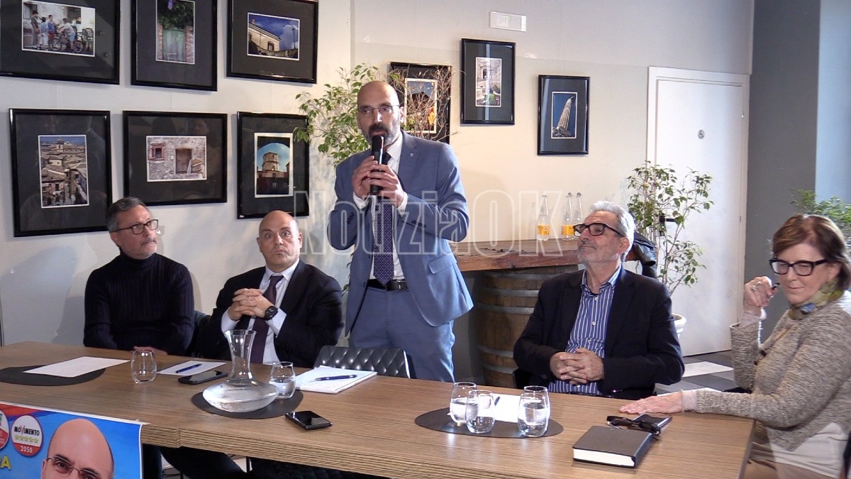 Presentazione Giuseppe Trocino - Centrosinistra - Foto redazione 8.04.2026