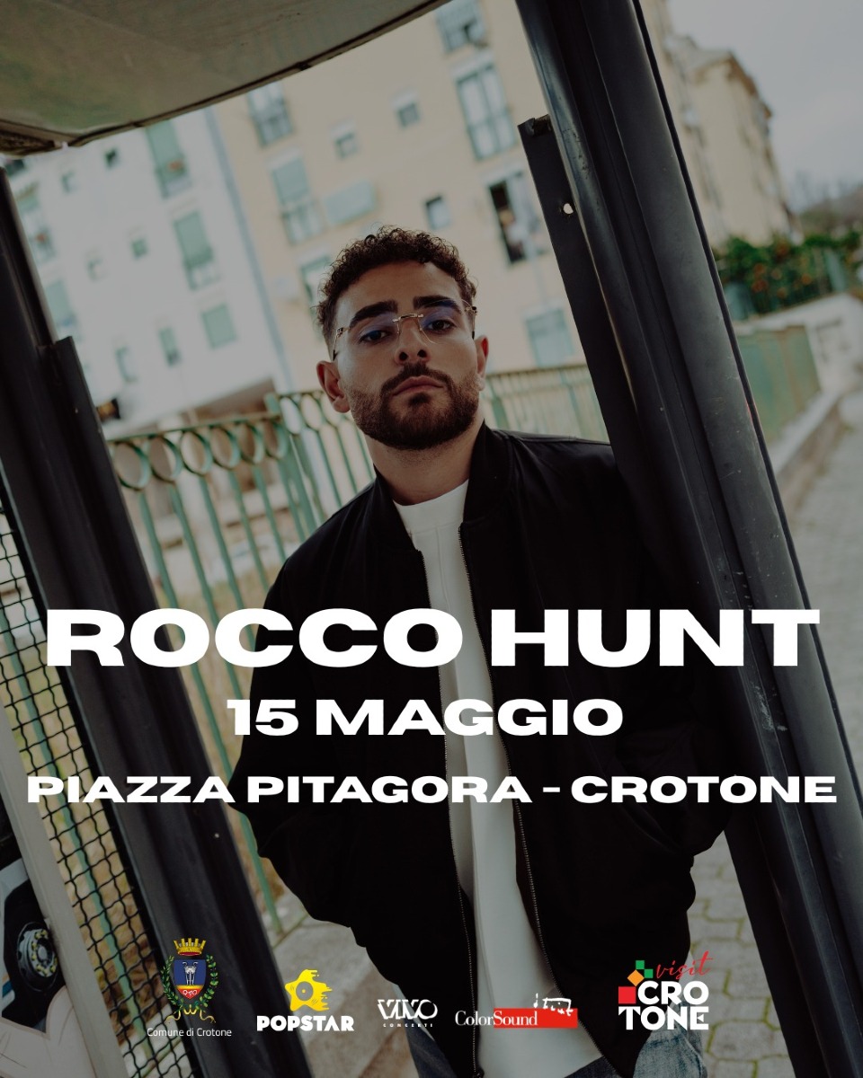 Rocco Hunt - Locandina - (U.S. Comune di Crotone - 08.04.2026)
