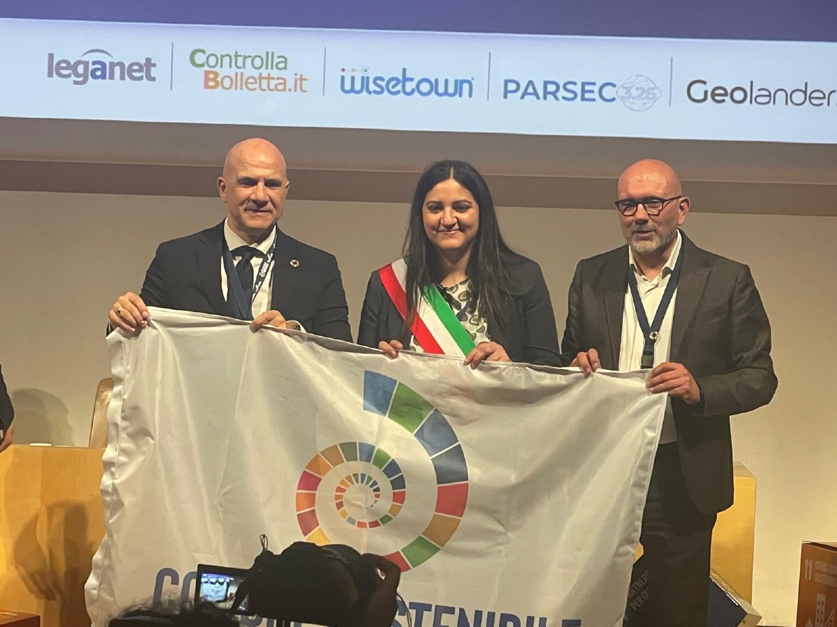 Comune Melissa ottenimento Bandiera dei comuni sostenibili 