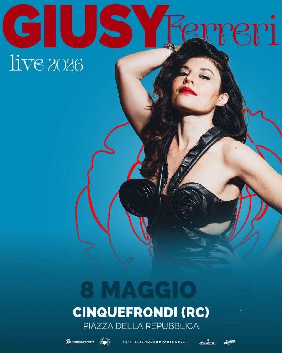 Giusy Ferreri Live 2026 - Locandina (U.S. Giusy Ferrari - 16.04.2026)