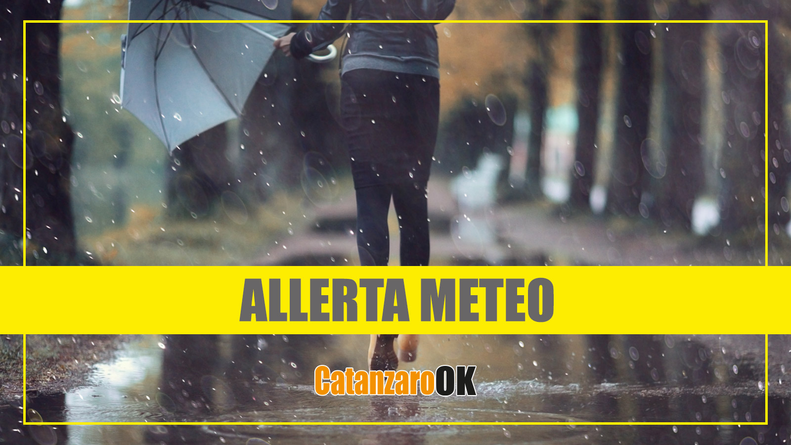 Possibile maltempo nel catanzarese: scatta l'allerta della Protezione Civile - 