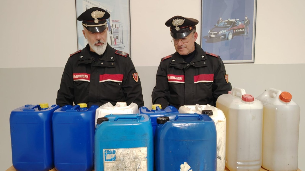 Furto di gasolio da un gruppo elettrogeno, denunciato un 49enne - Foto Uff. Stampa Carabinieri 