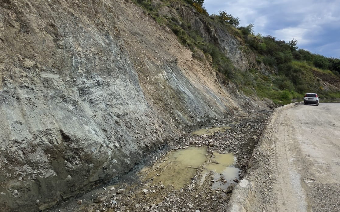 SP 251 Caloveto–Bocchigliero, riapertura vicina dopo la frana - Foto: Luigi Garofalo - Consigliere Provinciale Cosenza