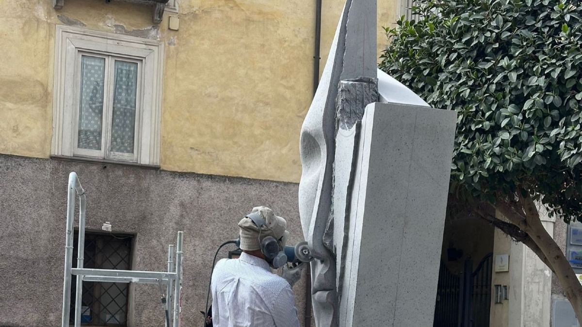 “Fili Libertatis”, Monteverdi: "Arte e memoria nel cuore della città" - Foto Uff. Stampa Comune di Catanzaro 11.05.2026
