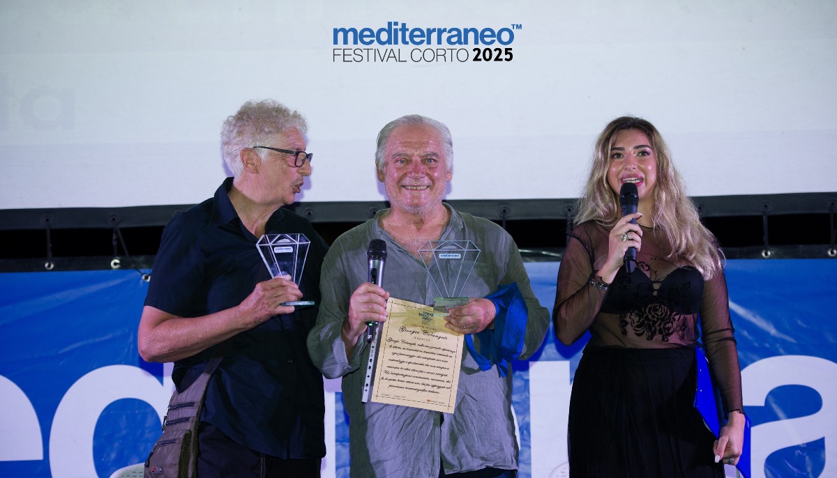 Giorgio Colangeli testimonial della 16esima edizione del Mediterraneo Festival Corto - Foto Uff. Stampa Festival Mediterraneo Corto
