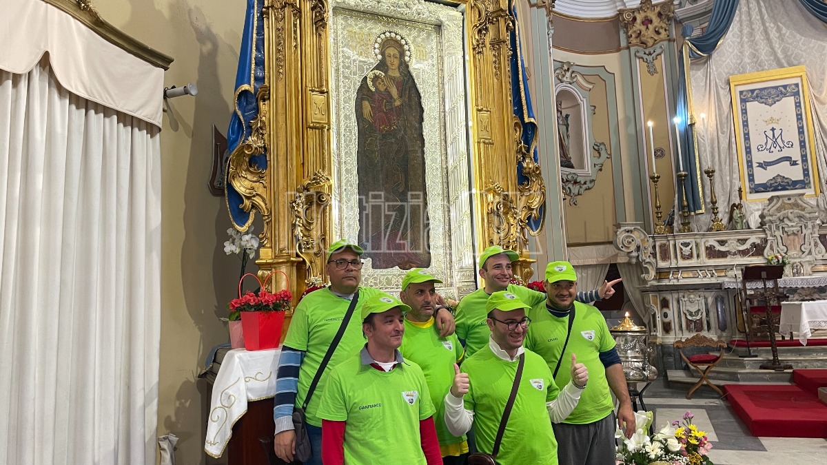 Momento di devozione all’Immacolata: presente anche la cooperativa Shaloom - Foto: Redazione 
