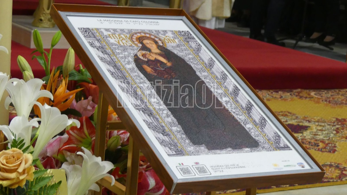 Madonna di Capo Colonna accessibile ai non vedenti con Braille e QR - Foto: Redazione 