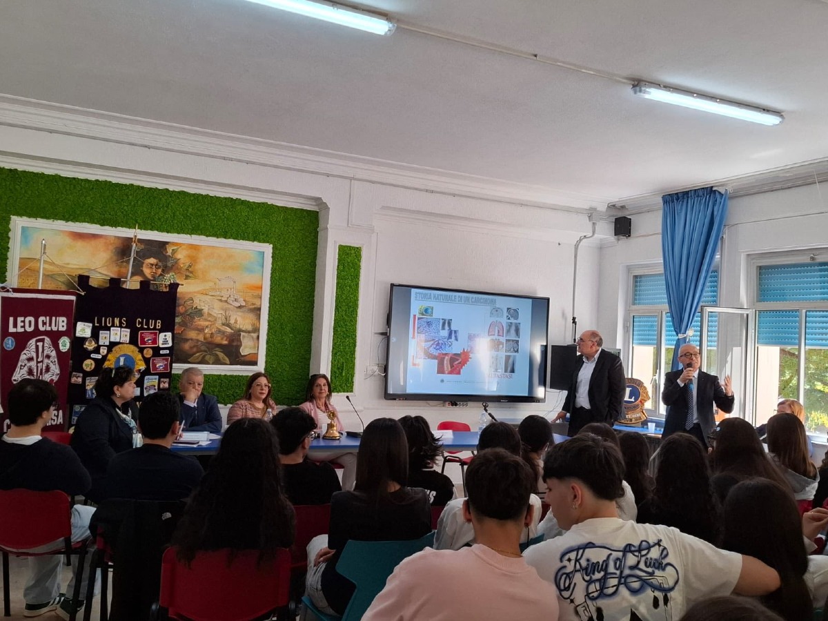 Cirò Marina, il Lions Club promuove la prevenzione dei tumori giovanili - Foto: Uff. Stampa Lions Club Cirò Krimisa
