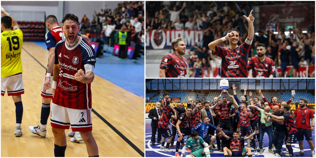 Cosenza - L'addio al futsal di Paride Marchio - Foto: Ufficio stampa  Pirossigeno Futsal Cosenza