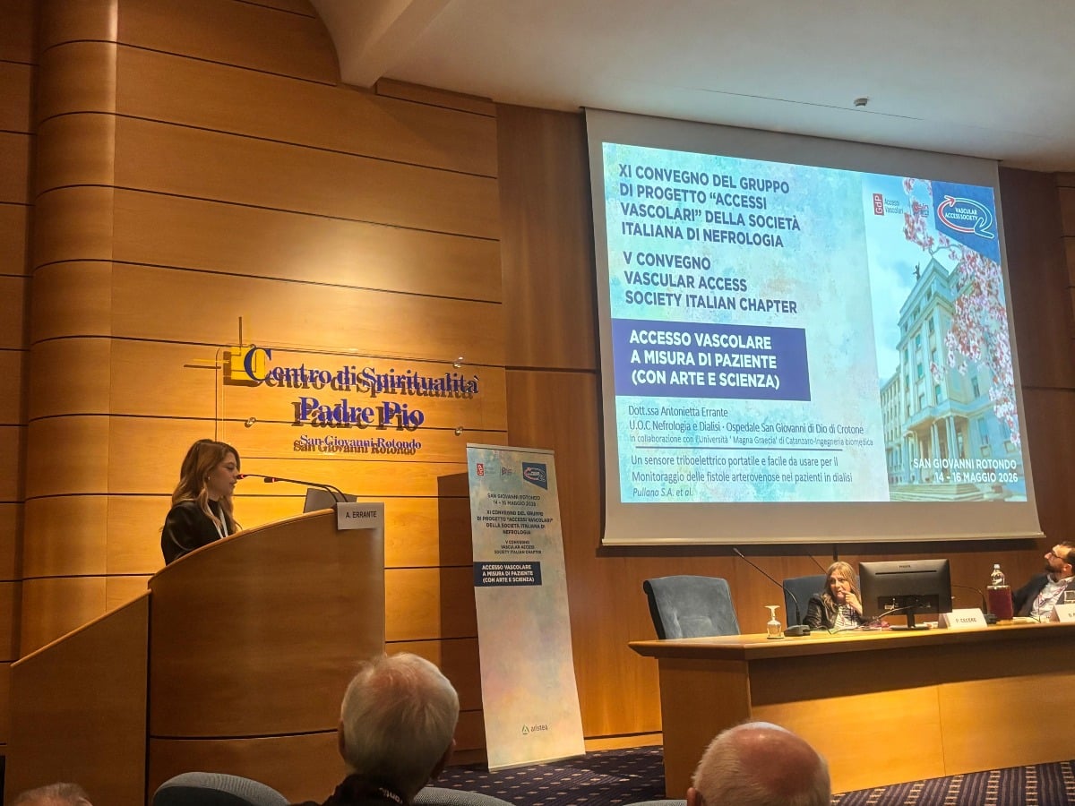 Crotone, la Nefrologia dell’ASP sul podio nazionale: premio SIN per un progetto hi-tech  - Foto: Uff. Stampa ASP Crotone