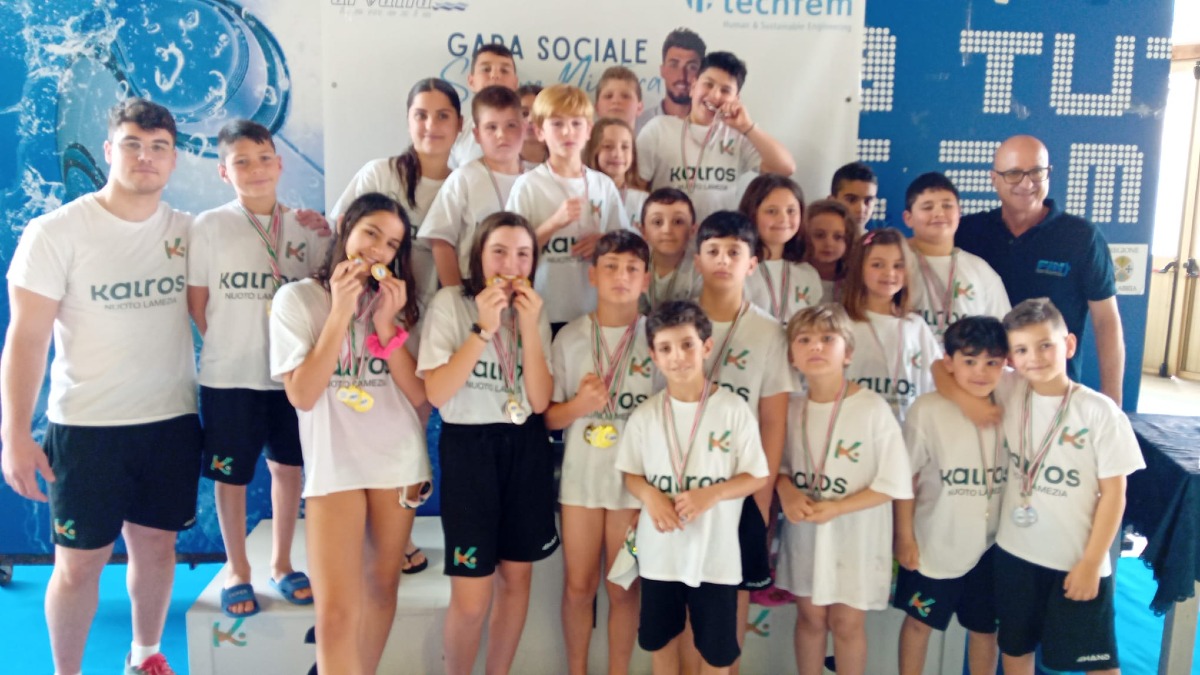 La Kairos Nuoto Lamezia trionfa al “Trofeo Scuole Nuoto” - Foto: Uff. Stampa Kairos Lamezia Terme