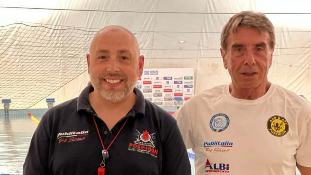 Il campione Enzo Foglia entra nella Poseidon: cresce il progetto del Nuoto Pinnato a Crotone - Foto: Uff. Stampa ASD & APS Poseidon ETS