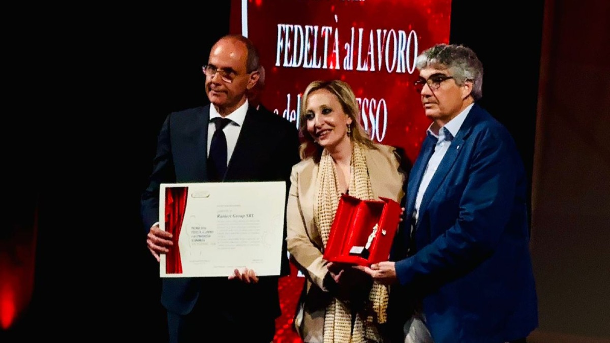 Ranieri Group premiata come “Esportatore Benemerito” a Catanzaro - Foto Uff. Stampa Redazione Calabria Reportage