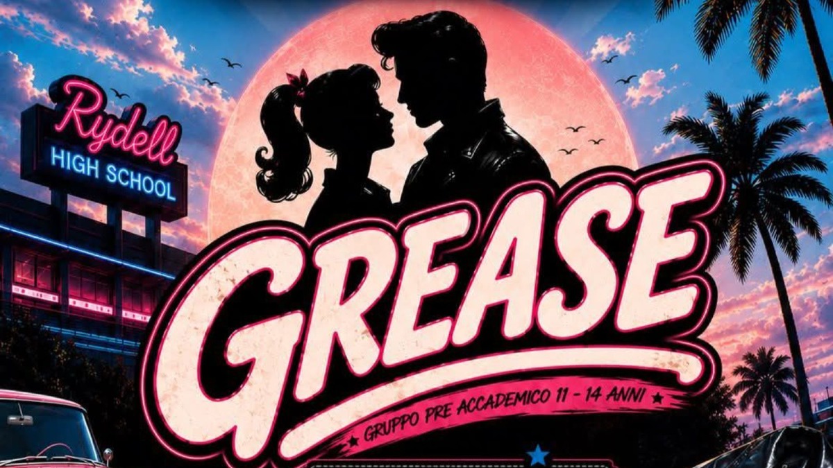 Crotone - Con il musical "Grease" rivivono gli anni '50 all'auditorium Pertini - Foto Uff. Stampa Il Cantattore