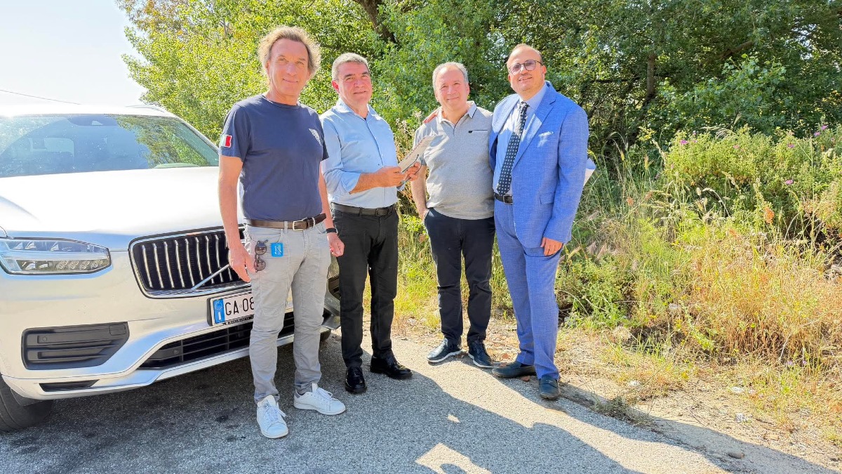 Caccuri, al via i lavori per l’area dedicata alla mobilità sostenibile - Foto: Uff. Stampa Comune di Caccuri 