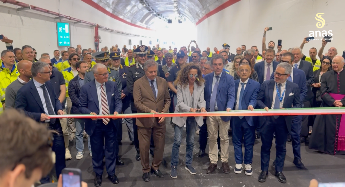 Catanzaro, riaperta la galleria Sansinato sulla SS280: completati i lavori di ammodernamento Anas - Foto: Uff. Stampa Anas