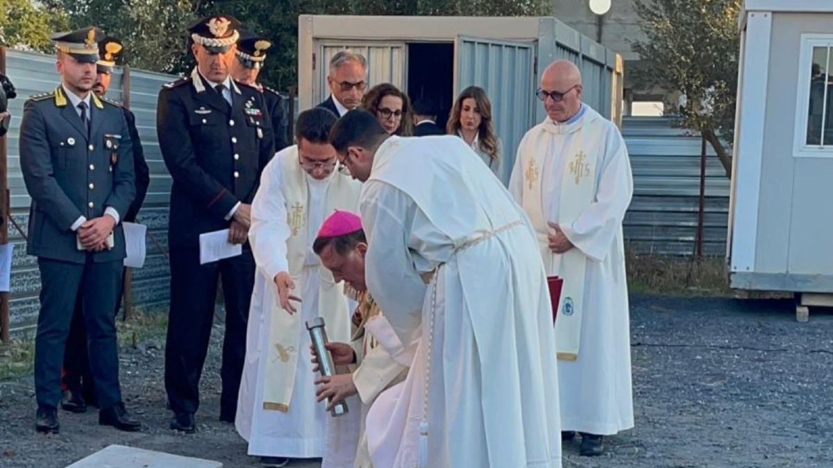 Simeri Mare guarda al futuro: avviati i lavori della nuova chiesa di Santa Maria di Acquaviva - Foto Uff. Stampa Wanda Ferro 