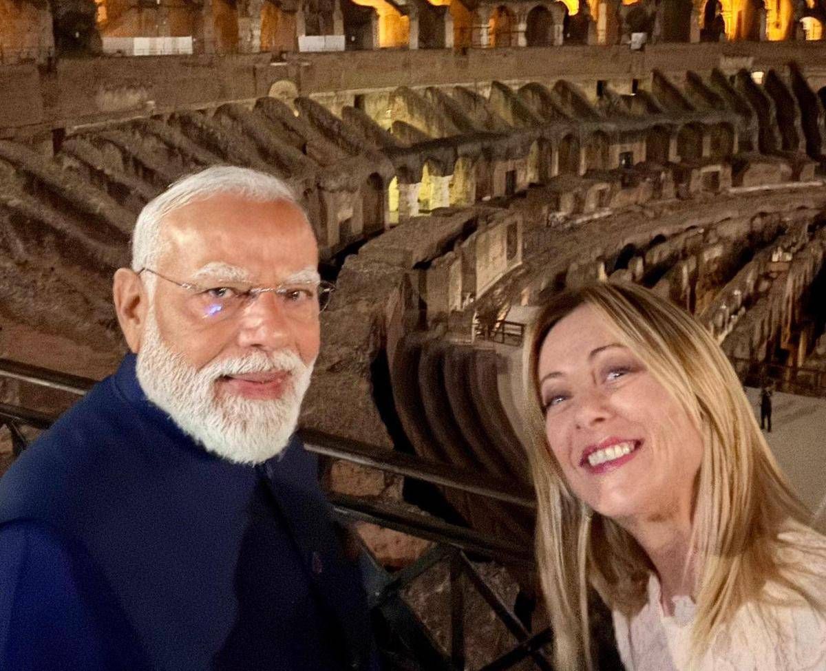 Italia-India, Meloni accoglie l'amico Modi: "Welcome to Rome" - 