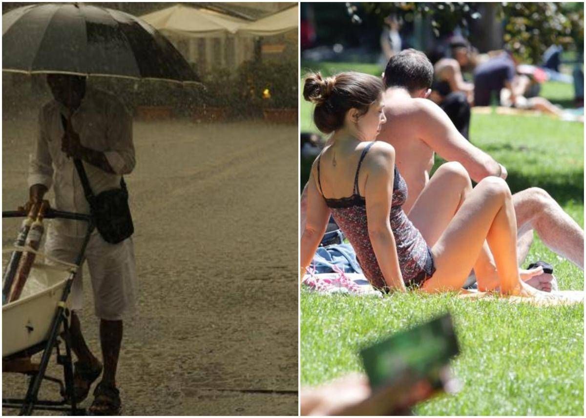 Diluvio di 48 ore su tre regioni e caldo fino a 34 gradi, ecco la perturbazione che spacca l'Italia - 
