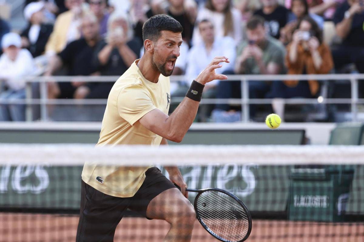 Roland Garros, oggi Djokovic - Mpetshi Perricard: il match in diretta - 