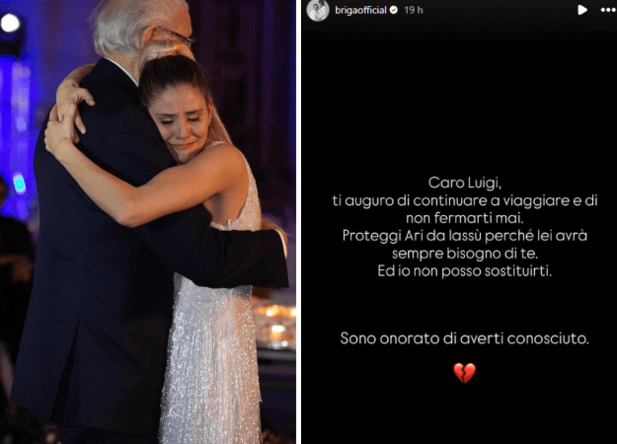 Briga, il messaggio d'addio per il suocero George Eastman: "Proteggi Arianna da lassù" - 