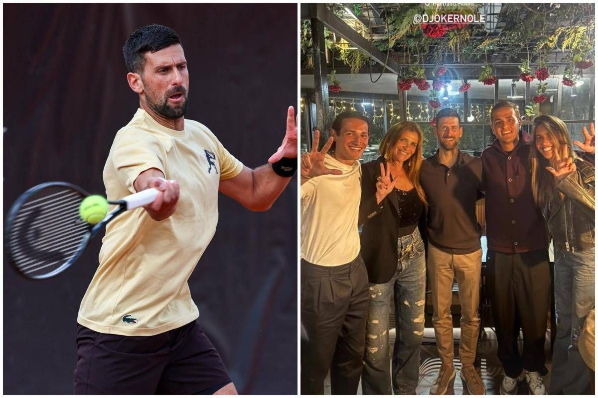 Djokovic, omaggio a Mihajlovic: cena a Roma con la famiglia - 