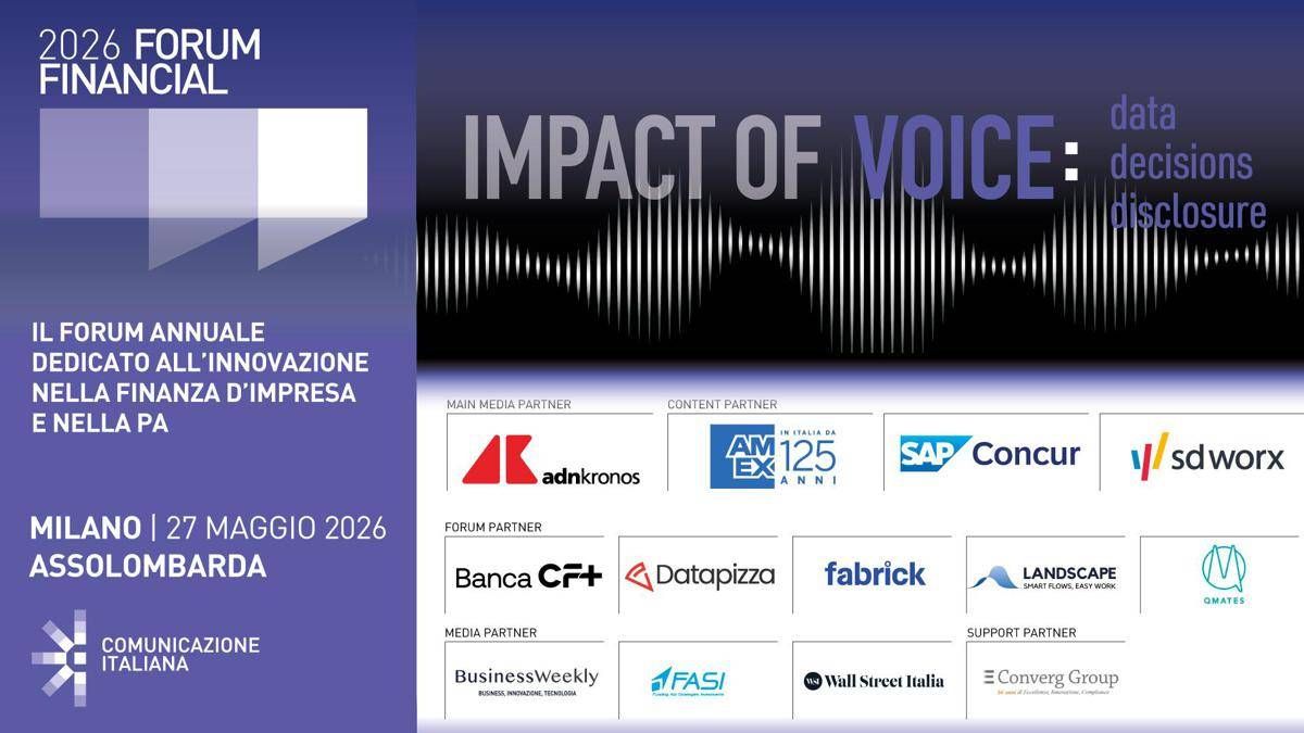 Finanza, in arrivo a Milano sesta edizione di Financial Forum - 