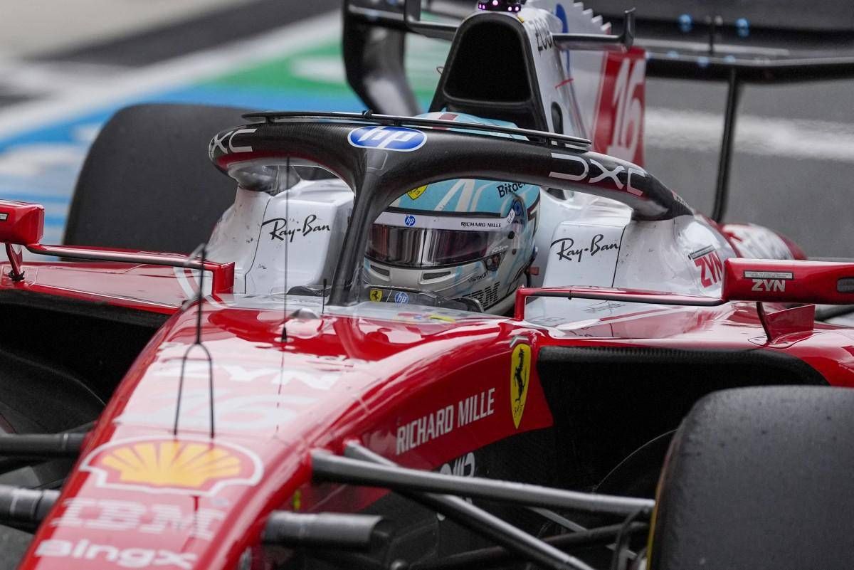 Leclerc, beffa a Miami: lite con il muretto e problemi alla sua Ferrari - 