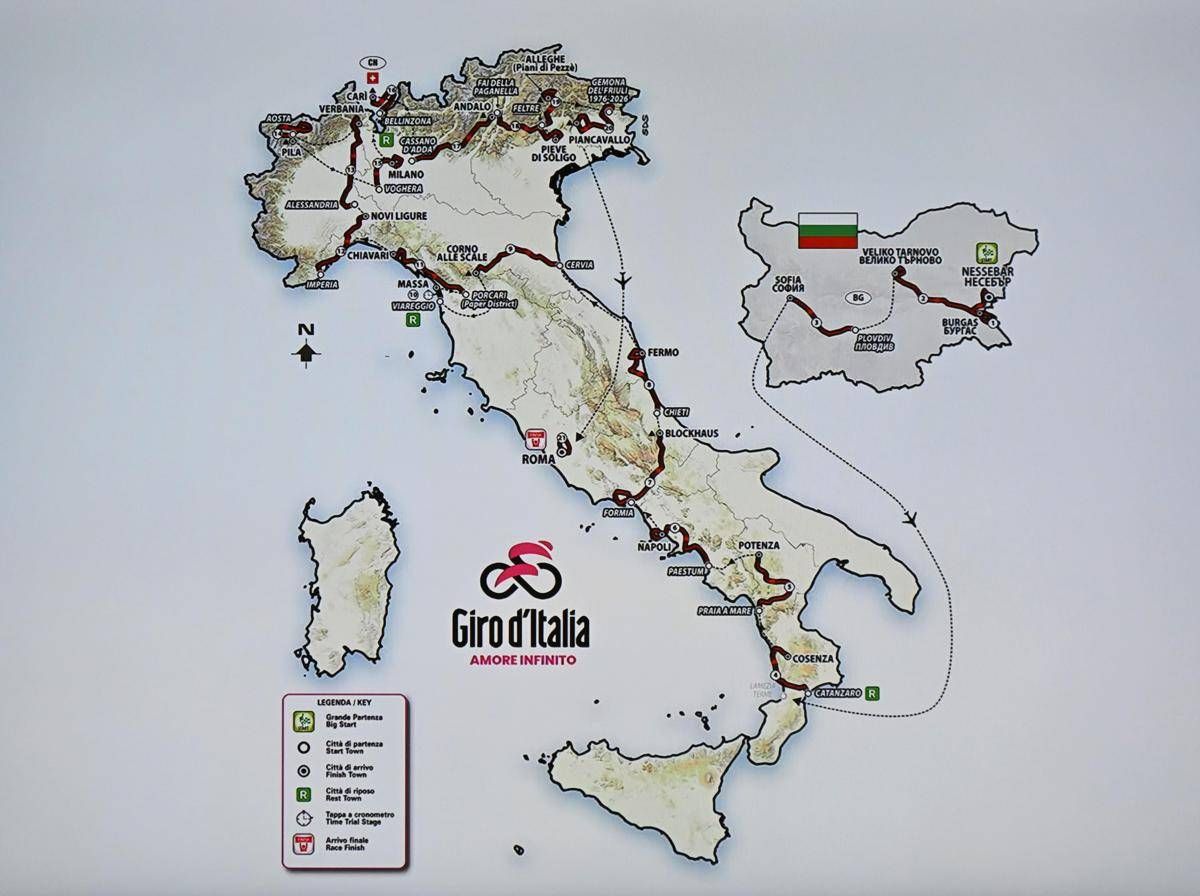 Giro d'Italia, oggi tappa 4: orario, percorso e dove vederla - 