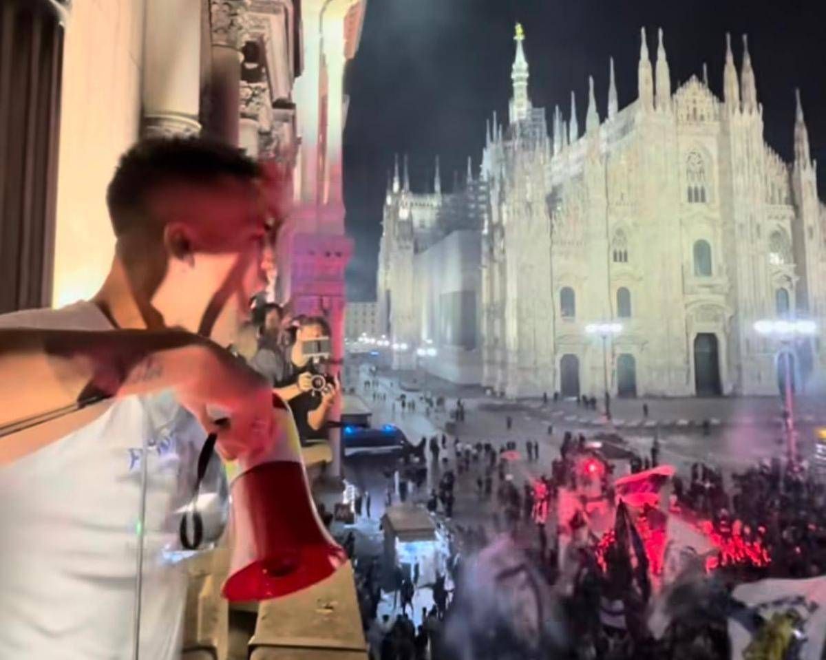Inter, la lunga notte della festa scudetto: Lautaro e Thuram superstar in Piazza Duomo - 