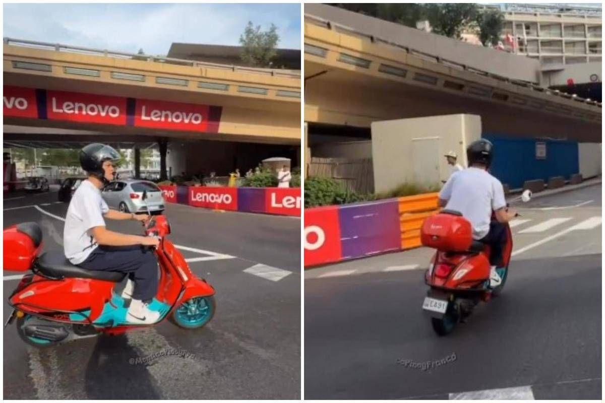 Sinner, relax a Montecarlo: 'paparazzato'... in vespa - 