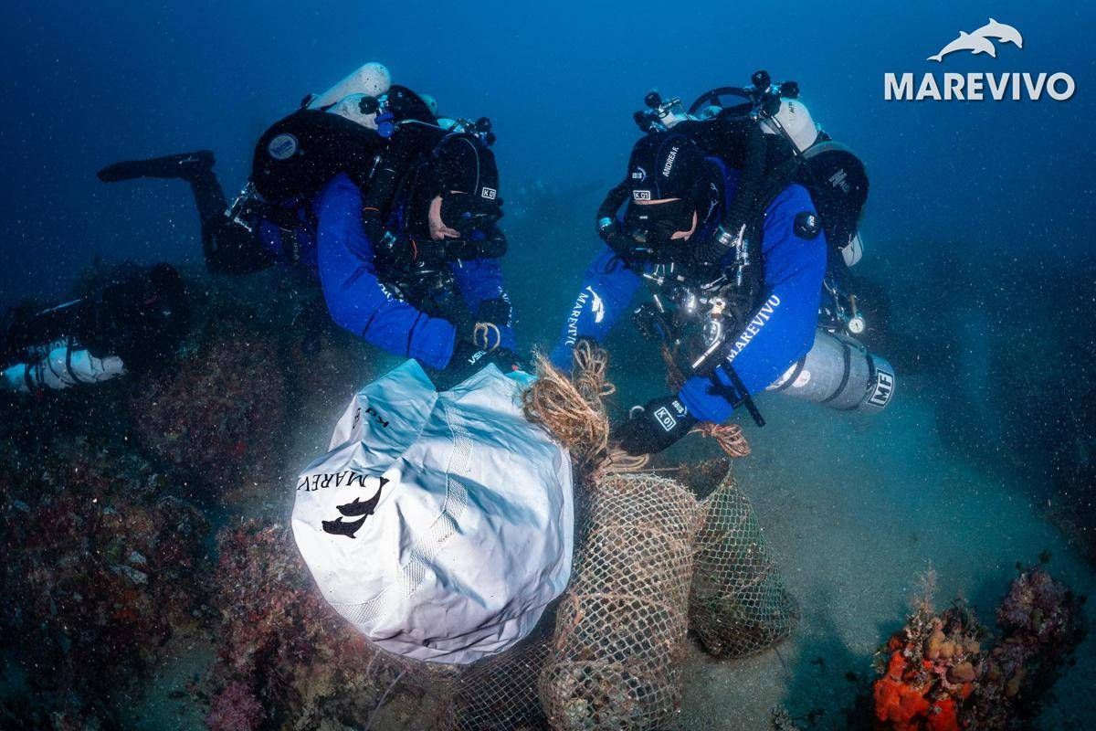 Marevivo-Arca Fondi, recuperata rete fantasma di 3mila m da fondali Siracusa - 