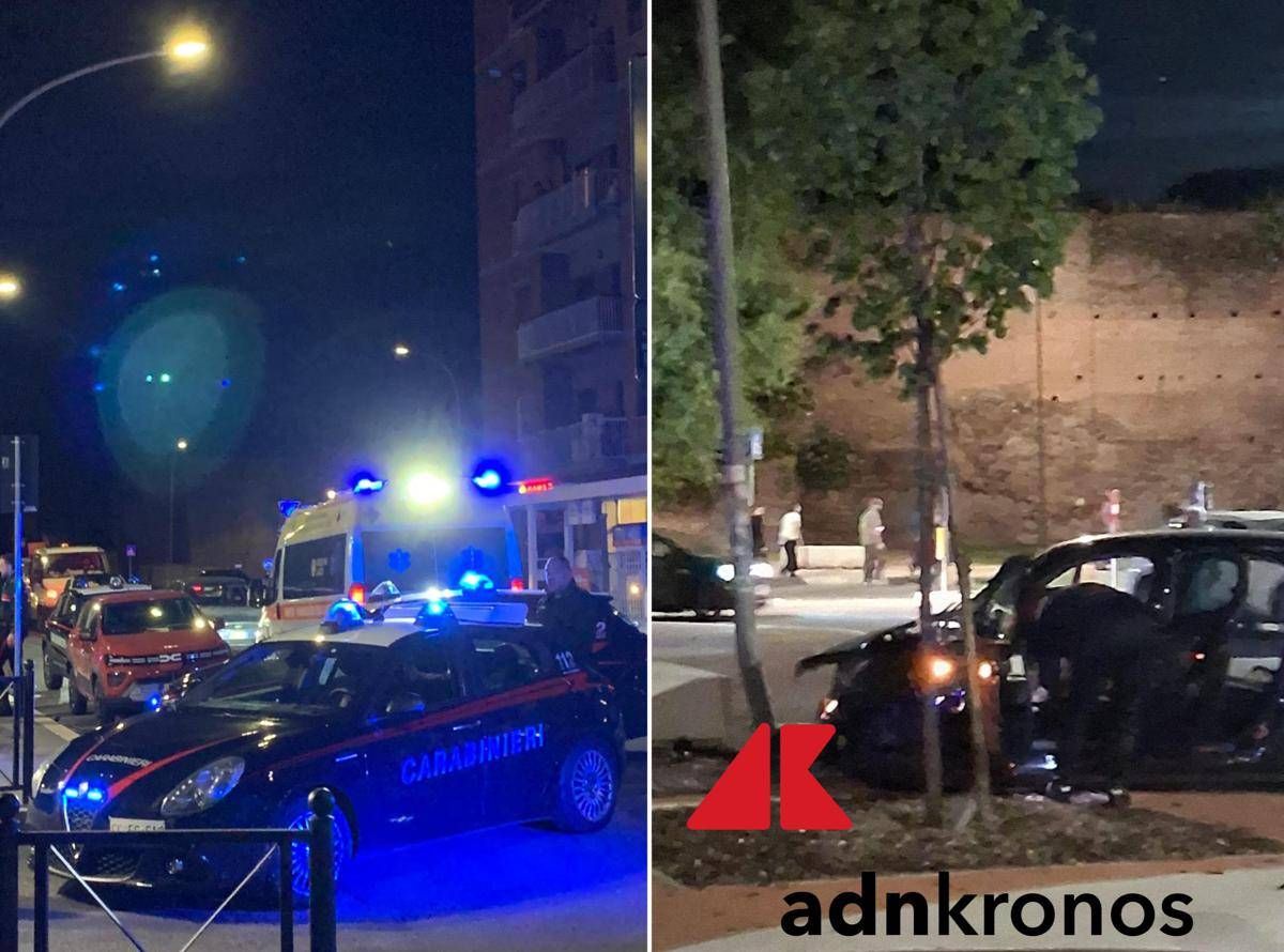 Inseguimento a Testaccio: auto in fuga si schianta su una rotonda. Fermato il conducente - 
