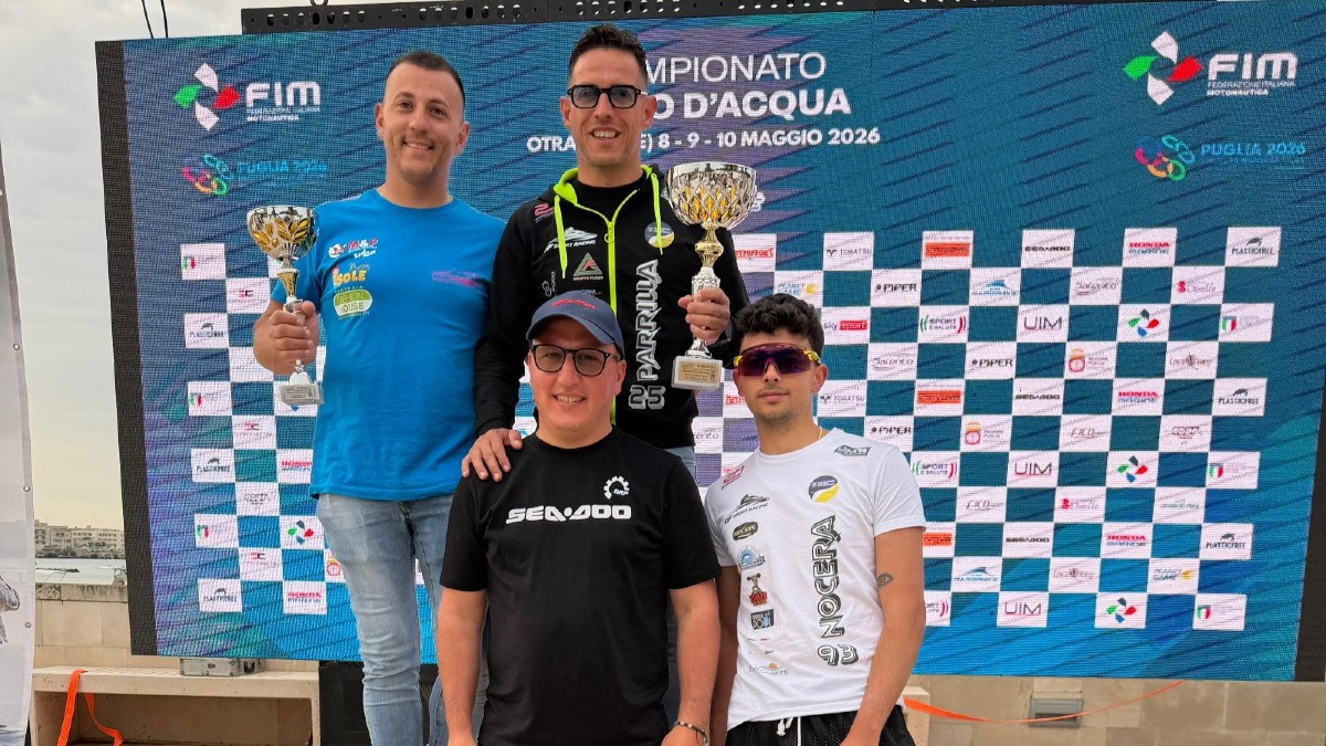 Giuseppe Parrilla - Campionato Italiano Moto D'Acqua - Foto: Uff. Stampa Asd GF Sport Racing 11.05.2026