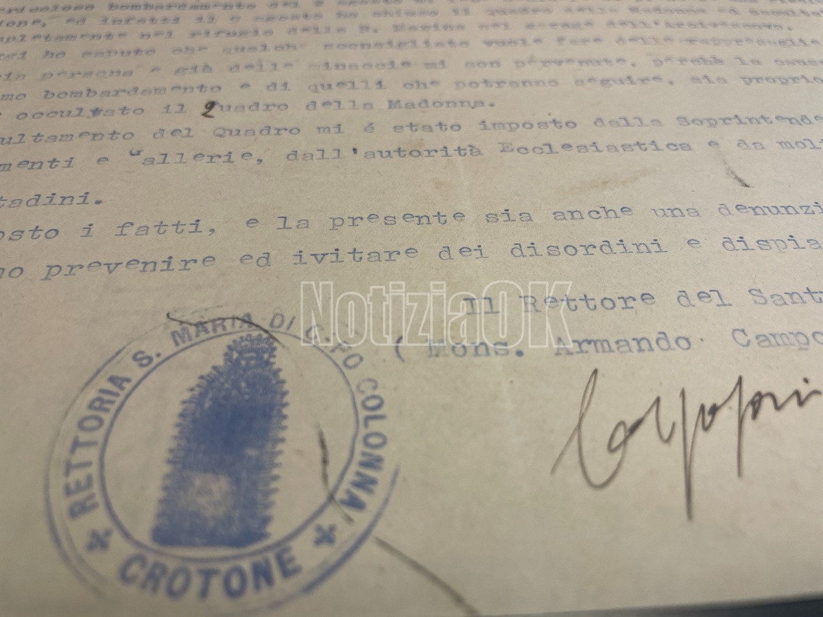 Manifesti Madonna di Capo Colonna - Archivio Storico Comunale (Foto Redazione 11.05.2026)