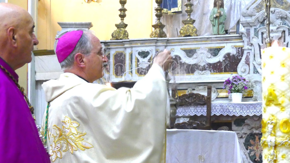 Monsignor Fortunato Morrone - Messa Chiesa Immacolata Settennale - Foto Redazione 12.05.2026 