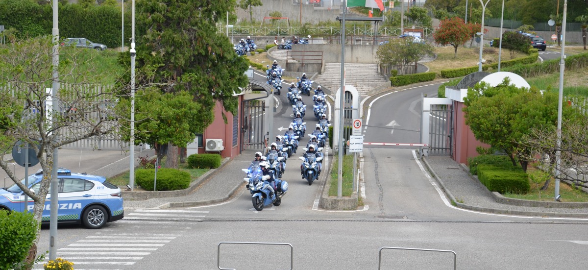 Giro d'Italia Polizia - Foto: Uff. Stampa Questura di Catanzaro 13.05.2026