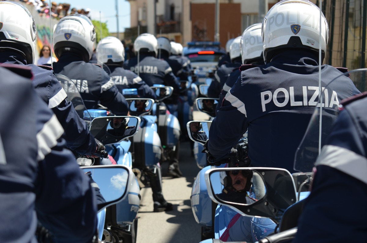 Giro d'Italia Polizia - Foto: Uff. Stampa Questura di Catanzaro 13.05.2026