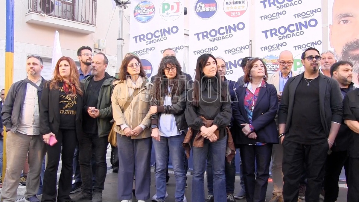 Orrico - Baldino - Appendino a sostegno di Trocino - Comizio Piazza Duomo (Foto Redazione 19.05.2026)