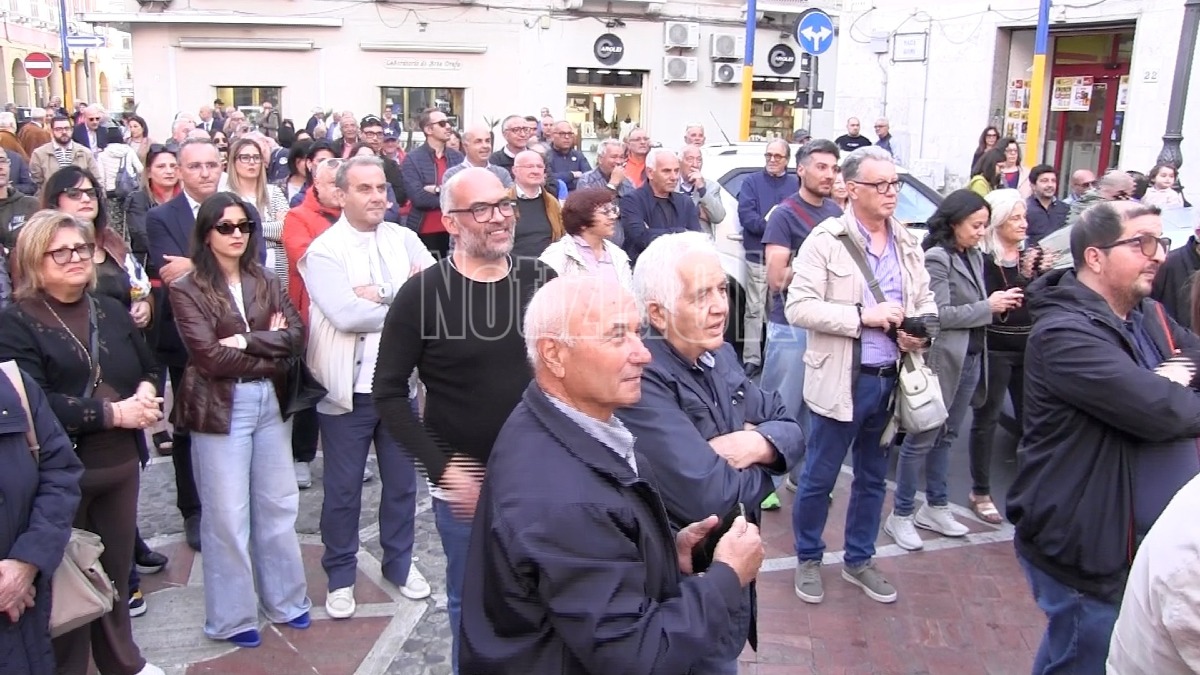 Orrico - Baldino - Appendino a sostegno di Trocino - Comizio Piazza Duomo (Foto Redazione 19.05.2026)
