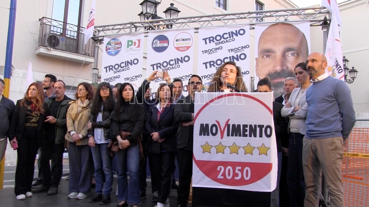 Orrico - Baldino - Appendino a sostegno di Trocino - Comizio Piazza Duomo (Foto Redazione 19.05.2026)